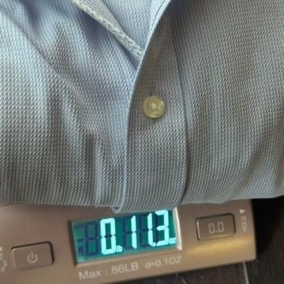 Ted Baker Endurance Mens Blue Button-Up Dress Shirt Size L 16 Stretch Office - Picture 7 of 7